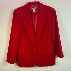 VINTAGE | PENDLETON | Red Wool Blazer